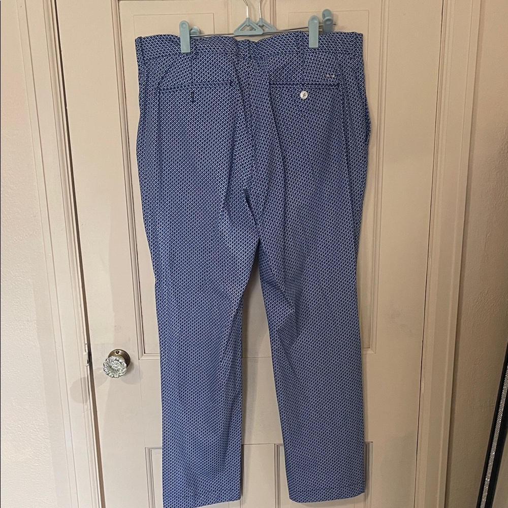 RLX Ralph Lauren Navy Microdot Men's Dress Pants